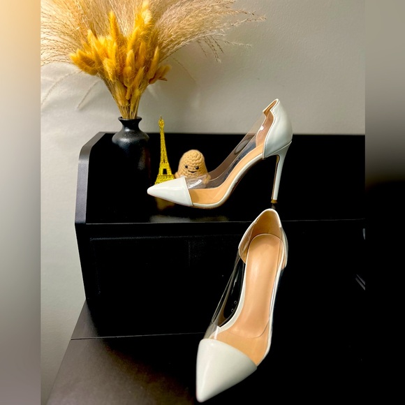 White high heels shoe for women, perfect for your special occasions - Picture 3 of 5